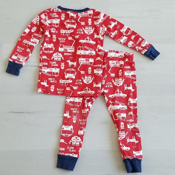 BABY FIRETRUCK PAJAMAS 18M - Picture 2 of 2